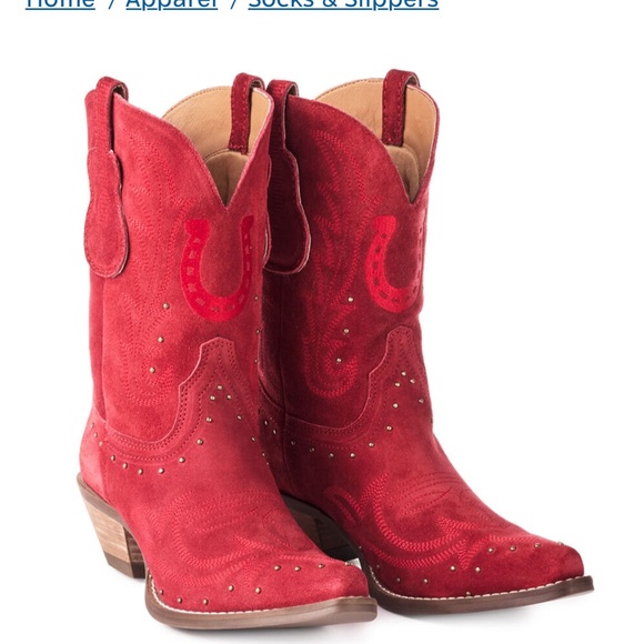 dingo Shoes - Dingo - Hallmark Grand Ole Opry Red Western Cowboy / Cowgirl Boots, NIB, Size 9